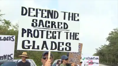 ‘Alligator Alcatraz’ protesters speak out against the construction of the immigration detention center