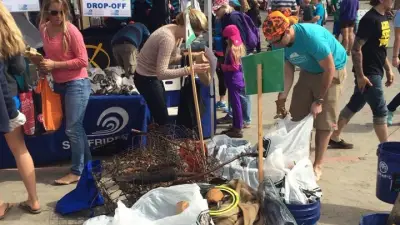 Morning after: Join volunteer cleanup after ‘dirtiest beach day’ of year