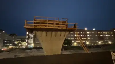 FIU pedestrian bridge construction causes nightly closures in West Miami-Dade