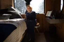 She lost her home in the Palisades fire. She's trying to adapt to a new life. She is 100.