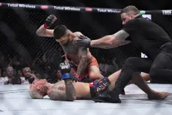 Ilia Topuria makes case for being UFC’s pound-for-pound best with first-round KO of Charles Oliveira