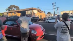 Protesters boo VP Vance outside University Heights sushi restaurant