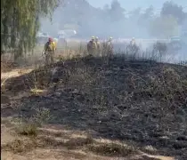 Crews make quick work of brush fire in Ramona that had threatened structures