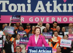 Toni Atkins gains key endorsements ahead of Harris opting out of gubernatorial race